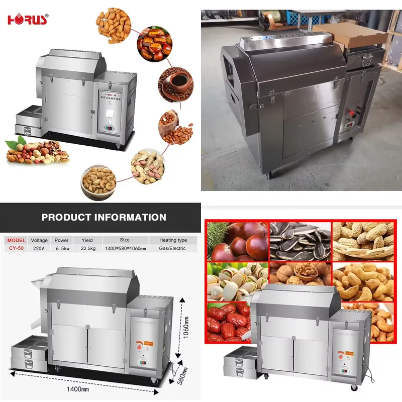 Coffee Bean - 2026 Horus 25kg/u Automatische Elektrische Koffieboon-,