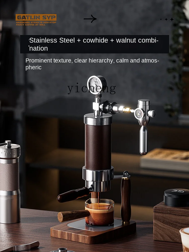 Coffee & Tea Difabis - Pneumatische koffiemachine, klein huishoudelijk model, handmatige