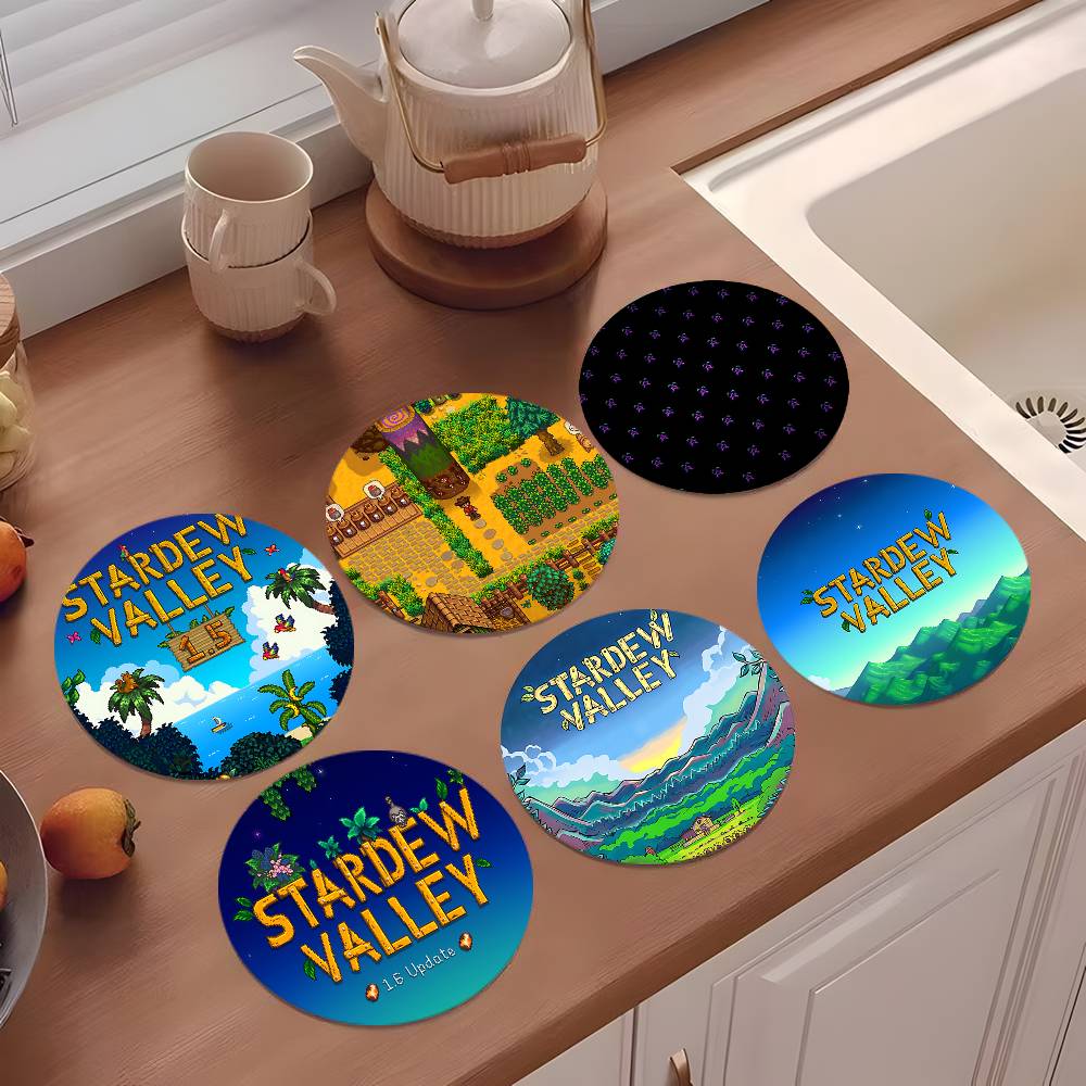 Valley Tea And Coffee - S-Stardew Valley Coasters 10 cm rond