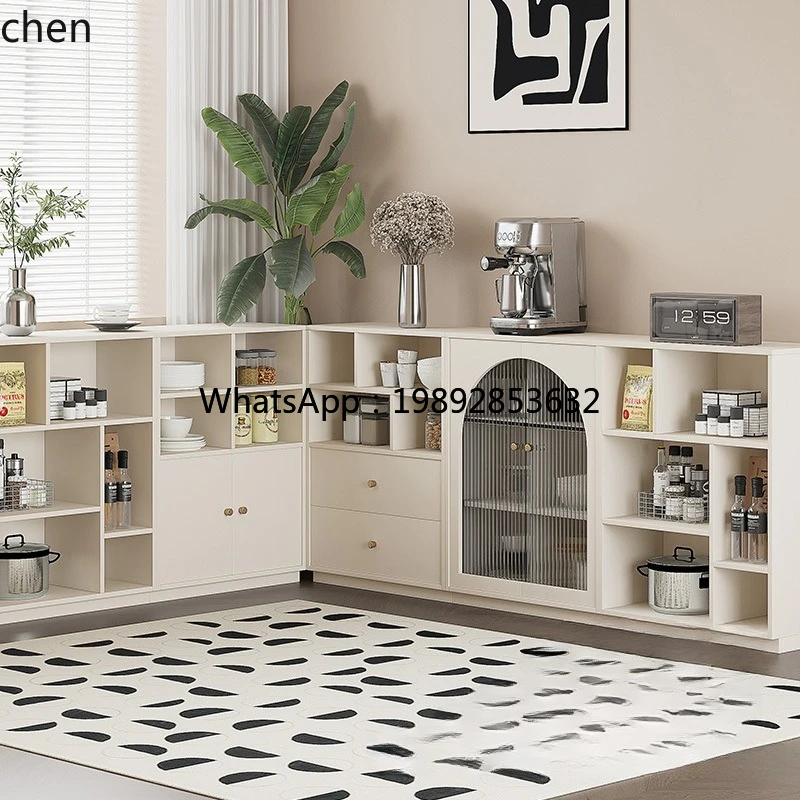 Coffee & Tea Difabis - i7 Cream Wind Combinatie Eettafel Zijkast