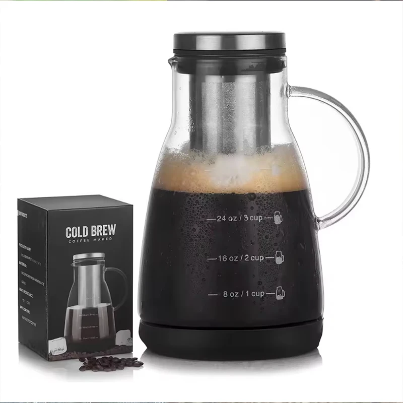 Coffee And Tea Filter - 960ml Espresso Ice Drip Maker Glazen