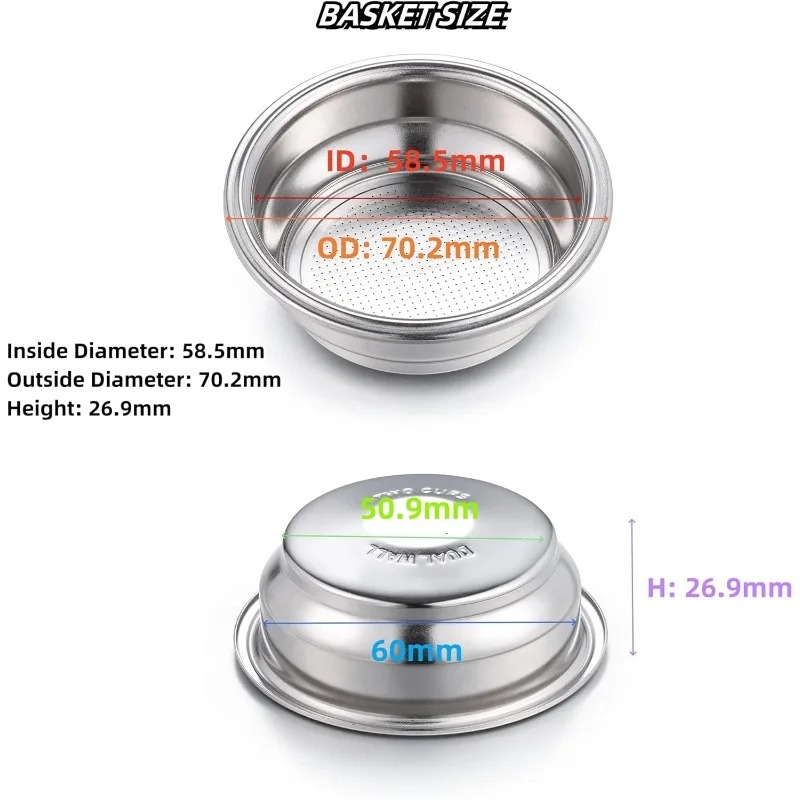 Hoge kwaliteit 2 stuks 58 mm d - Coffee And Tea Filter recensie en prijs