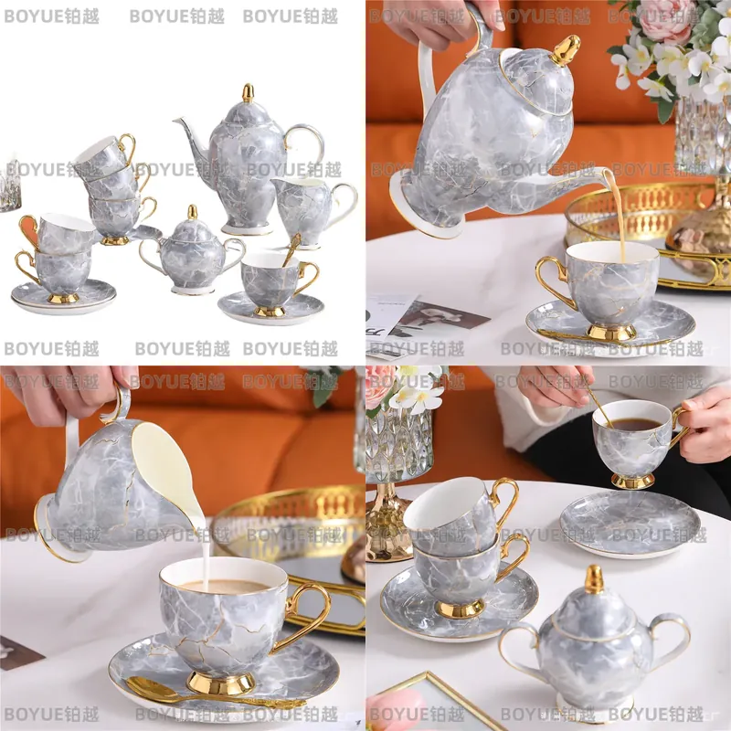 Luxe porseleinen koffiekopjes- - Coffee Tea Gift recensie en prijs