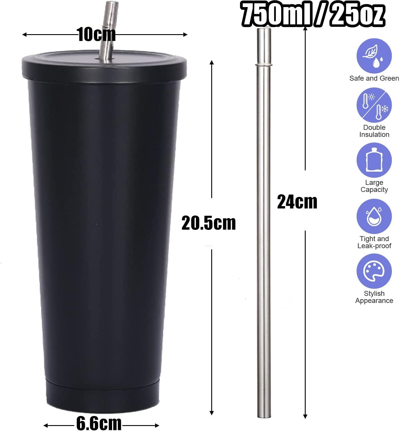 750ml Dubbelwandige Geïsoleerd - Coffee Tea Flask recensie en prijs