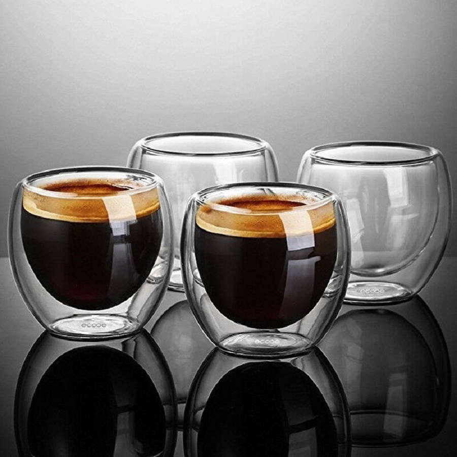 Dubbelwandige glazen koffiemok - Coffee Tea Flask recensie en prijs