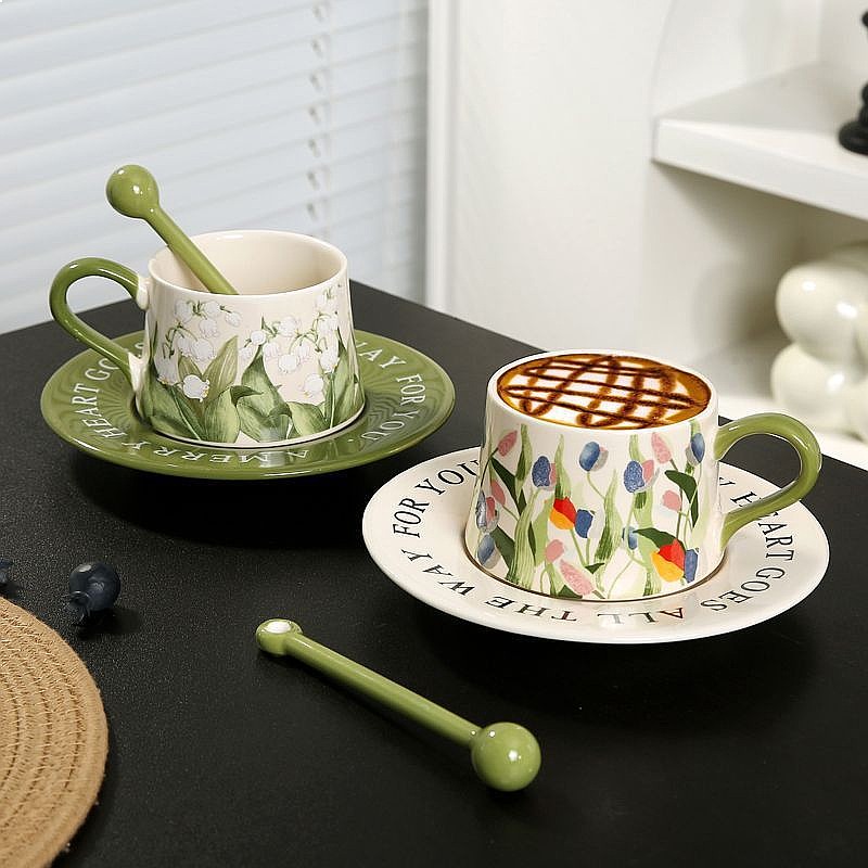 Handgeschilderde lelietje-van- - Valley Tea And Coffee recensie en prijs