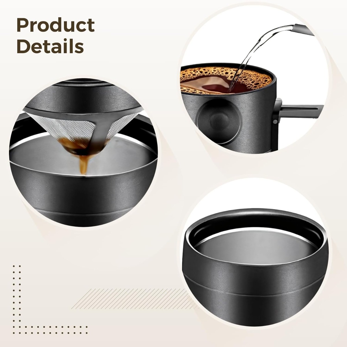 Roestvrijstalen koffiemok 350/ - Coffee Tea Flask recensie en prijs