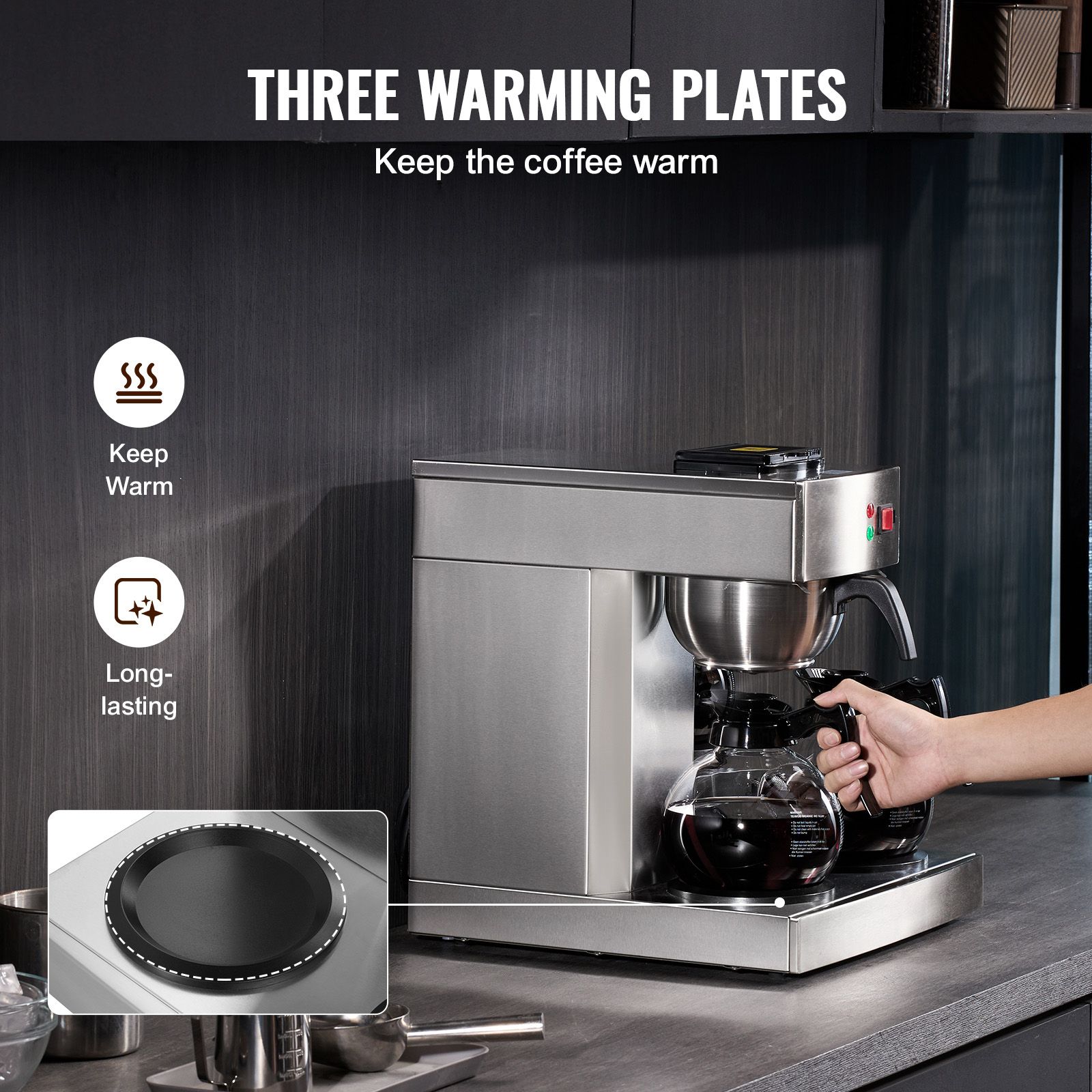 12-kops commercieel druppelkof - Coffee & Tea Difabis recensie en prijs