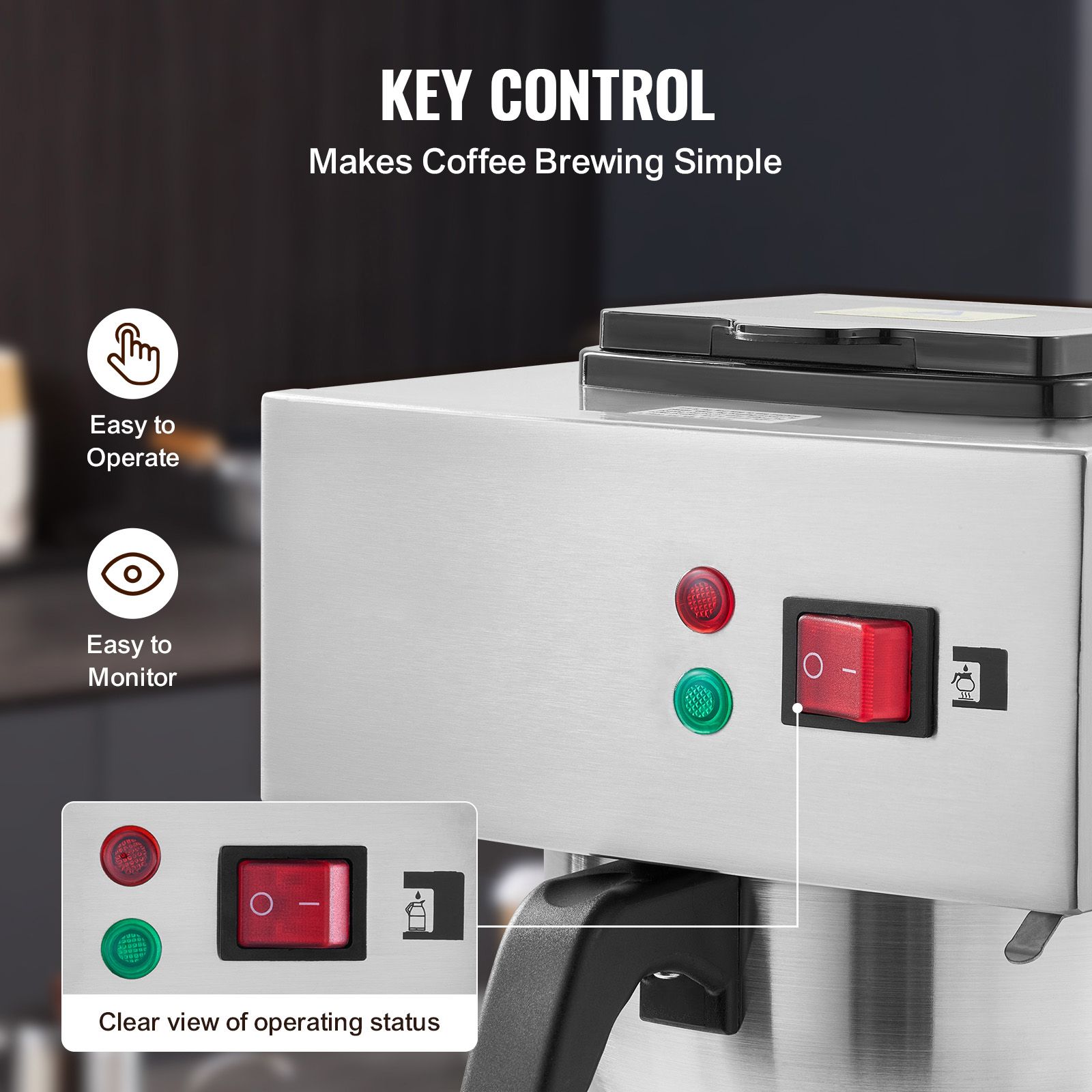12-kops commercieel druppelkof - Coffee & Tea Difabis recensie en prijs