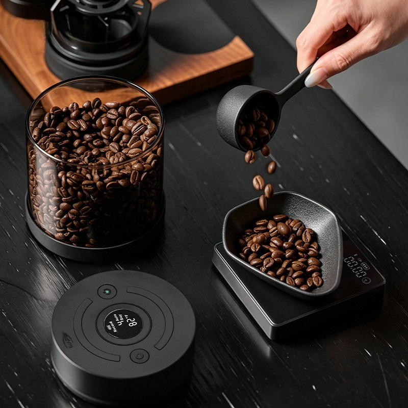 Koffiebonen opslagtank met dig - Coffee Tea Bean recensie en prijs
